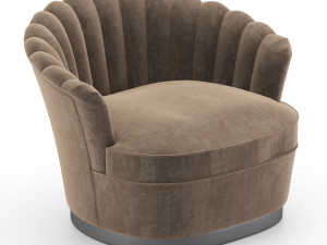 zanaboni armchairs 3D 模型