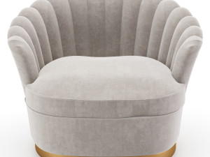 zanaboni armchairs 3D 模型