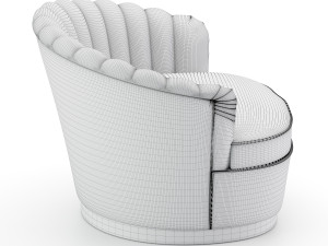 zanaboni armchairs 3D 模型