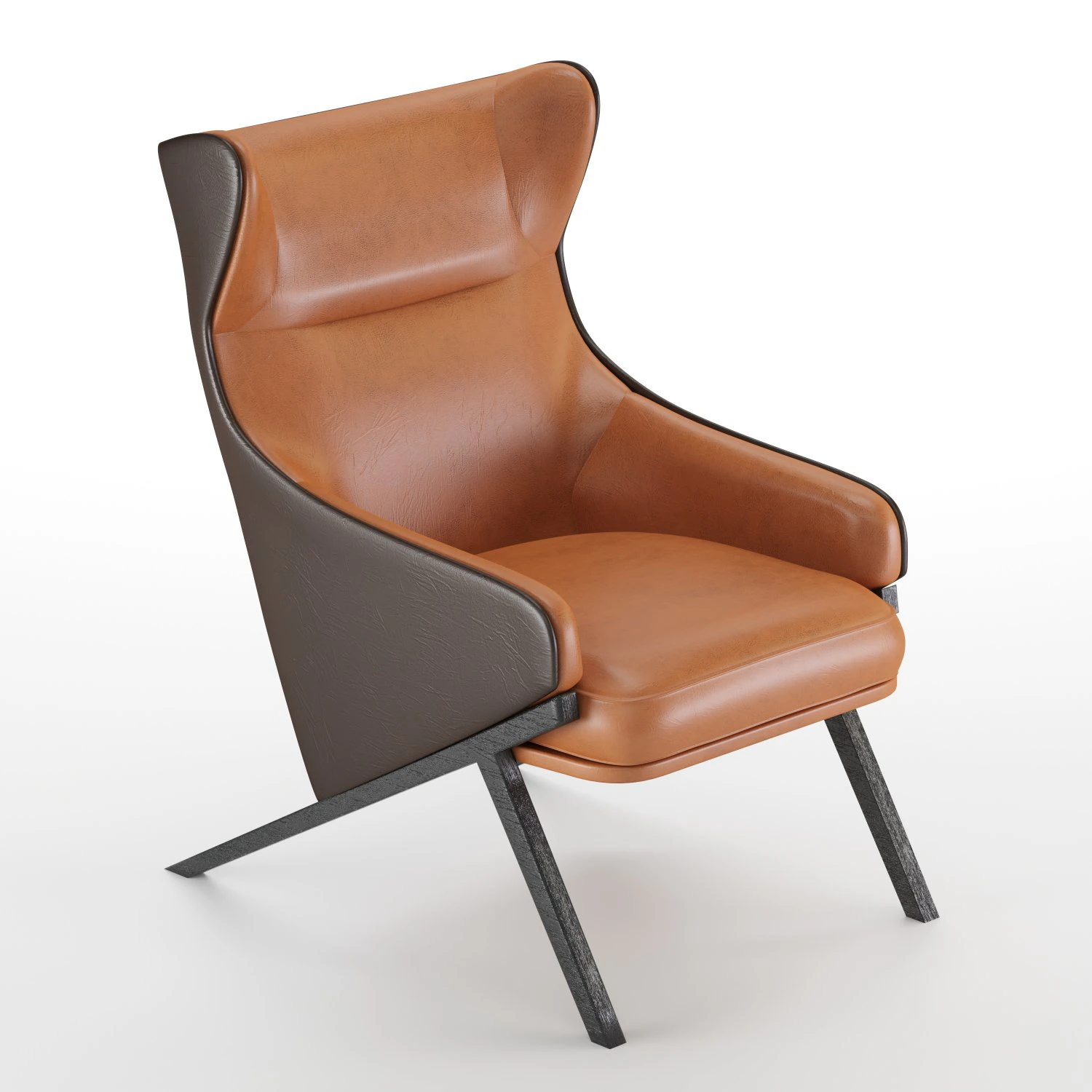 single sofa 3D Model .c4d .max .obj .3ds .fbx .stl .blend 