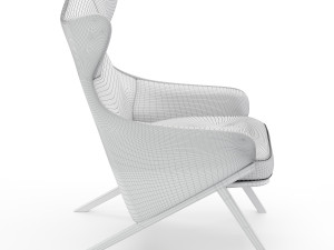 single sofa Modèle 3D