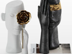 one eye face vases 3D Model