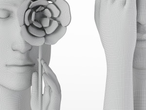 one eye face vases Modelo 3D