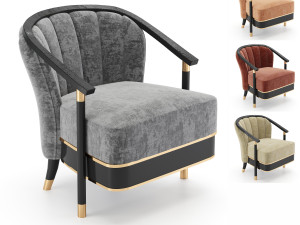 serena armchair 3D-Modell