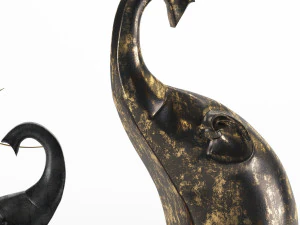 elephant figurines decor 3D Model