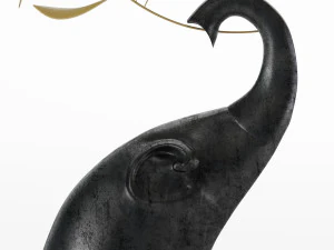 elephant figurines decor 3D Model