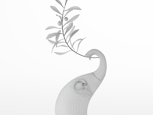 elephant figurines decor Modelo 3D