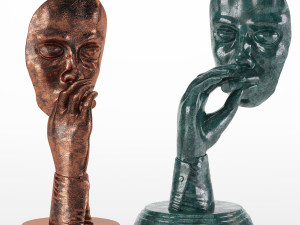 retro smoker sculpture set10 3D-Modell