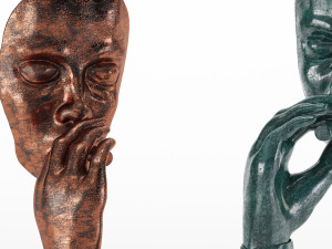 retro smoker sculpture set10 Model 3D
