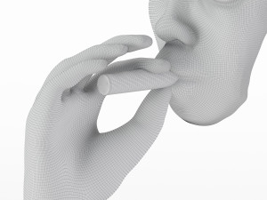 retro smoker sculpture set10 Model 3D