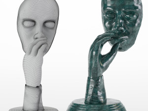 retro smoker sculpture set10 Model 3D