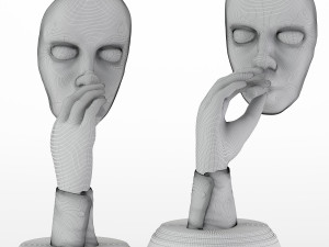 retro smoker sculpture set10 Model 3D