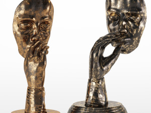 retro smoker sculpture set09 Modelo 3D