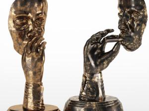retro smoker sculpture set09 Modelo 3D