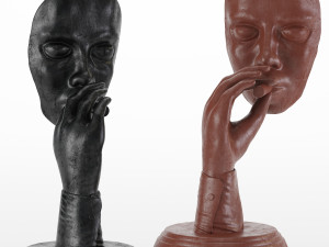retro smoker sculpture set11 3D मॉडल