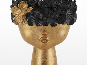 floral girls bust statue 3D Model