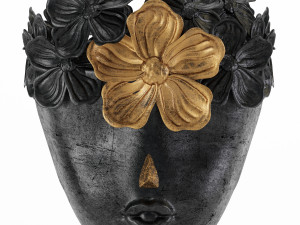 floral girls bust statue 3D Model