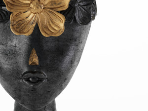 floral girls bust statue 3D Model