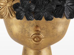 floral girls bust statue 3D Model