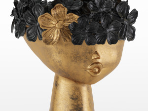 floral girls bust statue 3D Model