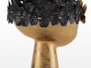 floral girls bust statue 3D Model