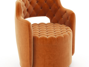 haute house tatiana tufted armchair 3D Модель