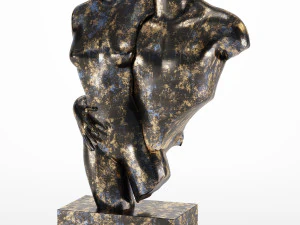 胸像彫刻 3Dモデル