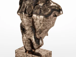 busts statue sculpture 3D Model