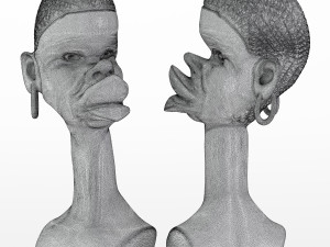 personality abstract figurine 3D Model