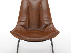 leren fauteuil beal armchair 3D Model