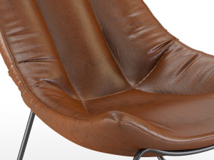 leren fauteuil beal armchair 3D Model