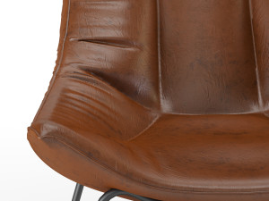 leren fauteuil beal armchair 3D Model