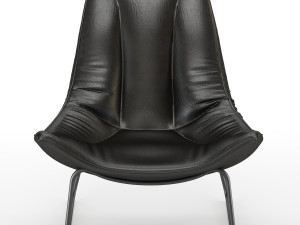 leren fauteuil beal armchair 3D Model