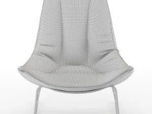 leren fauteuil beal armchair 3D Model