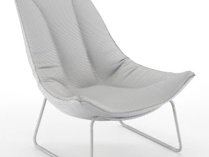 leren fauteuil beal armchair 3D Model
