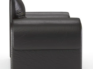 poltrona de couro vintage de sede Modelo 3D