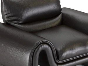 poltrona de couro vintage de sede Modelo 3D