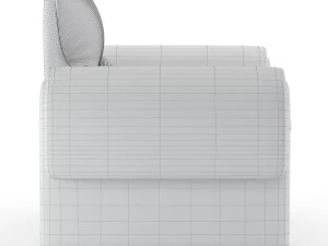 poltrona de couro vintage de sede Modelo 3D