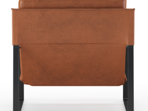 david modern leather armchair 3D Model