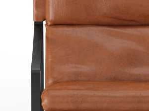 david modern leather armchair 3D Model