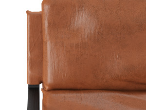david modern leather armchair 3D Model