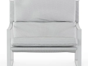 david modern leather armchair 3D Model