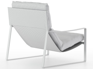 david modern leather armchair 3D Model