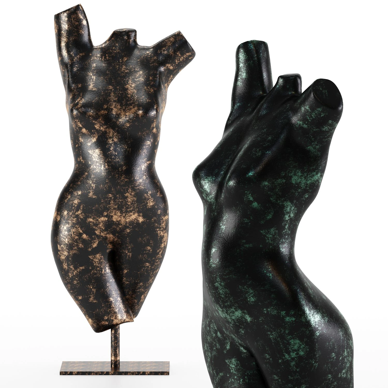 body people decor art 3D Model .c4d .max .obj .3ds .fbx .stl .blend