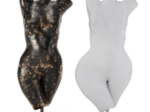 body people decor art 3D Model
