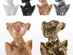 人々の芸術の装飾 3Dモデル