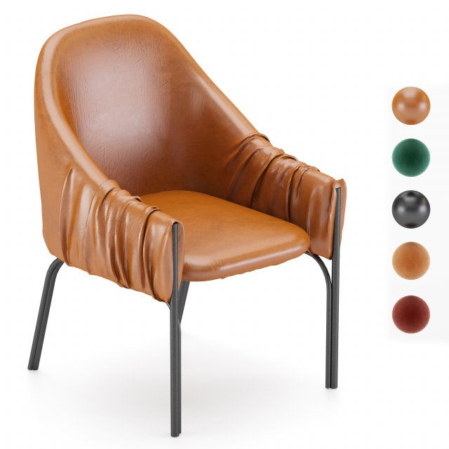 celine stuhl freifrau armchair Modèle 3D .c4d .max .obj .3ds .fbx .stl .blend 