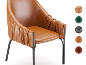 celine stuhl freifrau armchair 3D Model