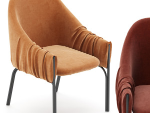 celine stuhl freifrau armchair Modèle 3D