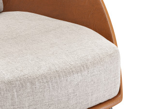 twins low armchair 3D Model